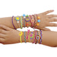 Create friendship bracelets with the Galt Friendship Bracelets Craft Kit