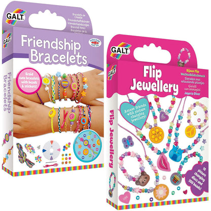 Friendship Bracelets & Flip Jewellery Craft Kits Value Pack by Galt