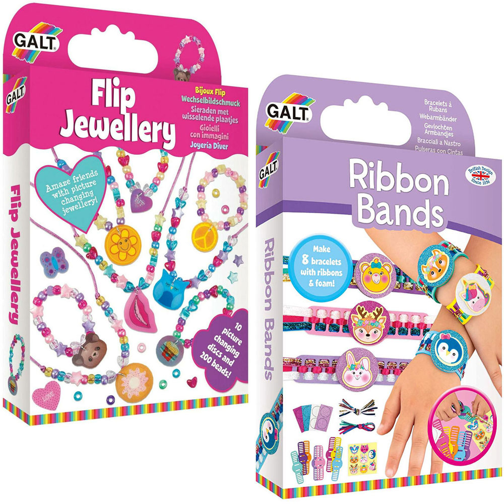 [DISCONTINUED] Galt Craft Value Pack: Flip Jewellery + Ribbon Bands