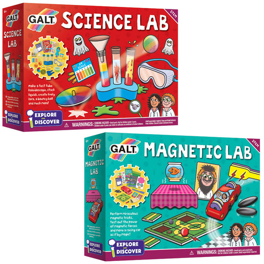 Explore & Discover Science Lab & Magnetic Lab Value Pack by Galt