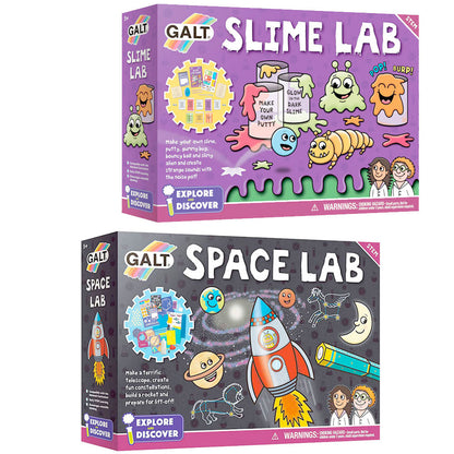 Explore & Discover Slime Lab & Space Lab Value Pack by Galt 