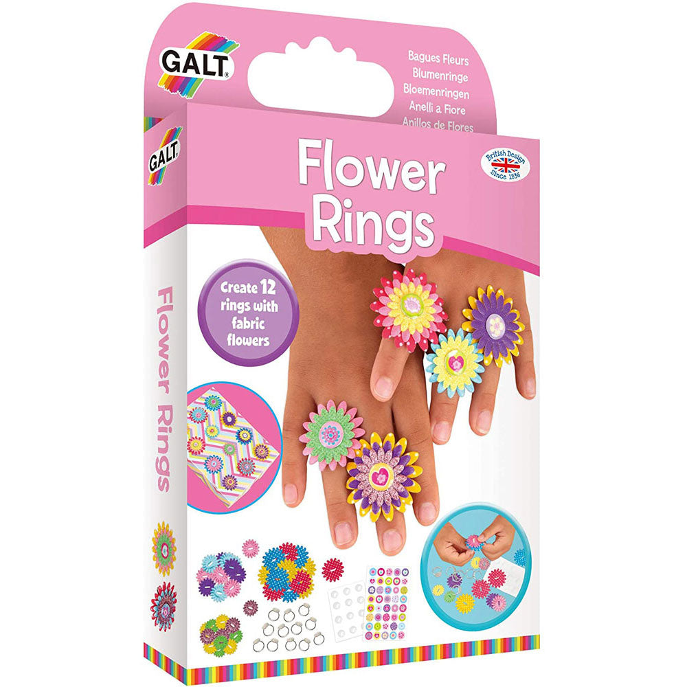Flower Rings Craft Kit from Galt for girls aged 6 years and up