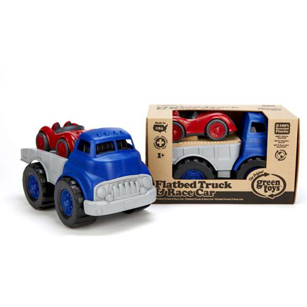 [DISCONTINUED] Green Toys Flatbed with Red Race Car