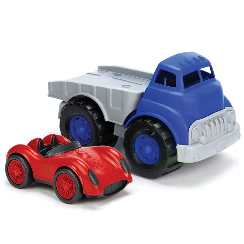 [DISCONTINUED] Green Toys Flatbed with Red Race Car