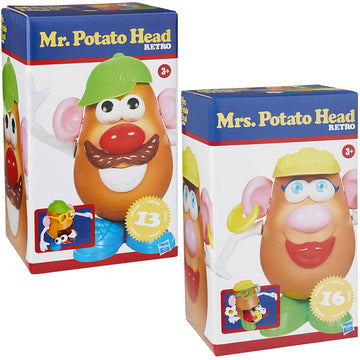 Mr. & Mrs. Potato Head Retro Figures by Hasbro for kids aged 3 years and up