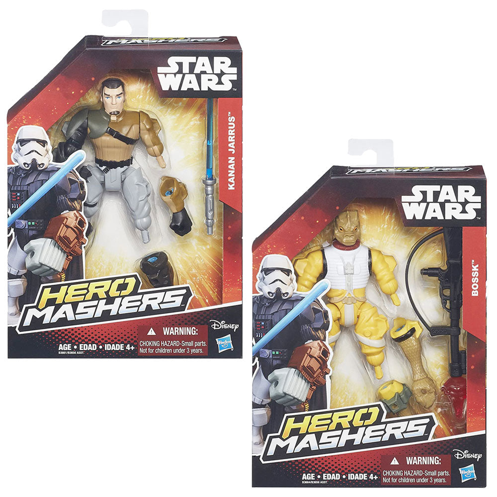 [DISCONTINUED] Hasbro Star Wars Hero Mashers Action Figure Value Pack: Kanan Jarrus + Bossk