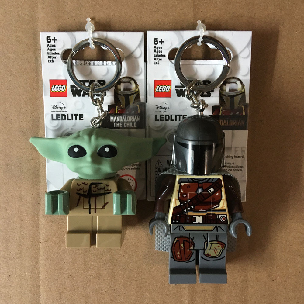 [DISCONTINUED] LEGO Star Wars LED Lite Key Light Keychain Value Pack: The Child + Mandalorian