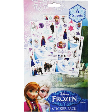 Disney Princess Frozen Sticker 6 Sheet Pack for girls aged 3 years and up