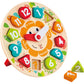 Hape Wooden Chunky Clock Puzzle