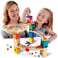Hape Wooden Quadrilla Race to the Finish Marble Run Set