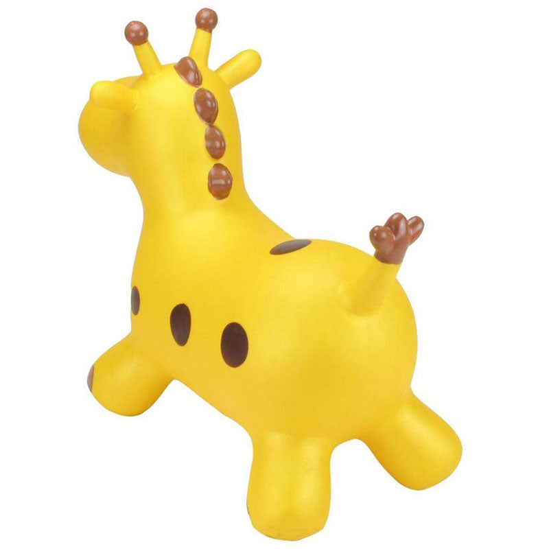 [DISCONTINUED] Happy Hopperz Ride-On Bouncing Animal: Gold Giraffe SM