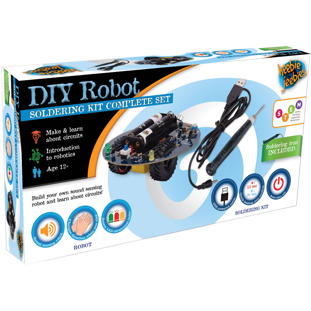 [DISCONTINUED] Heebie Jeebies DIY Robot Soldering Kit Complete Set