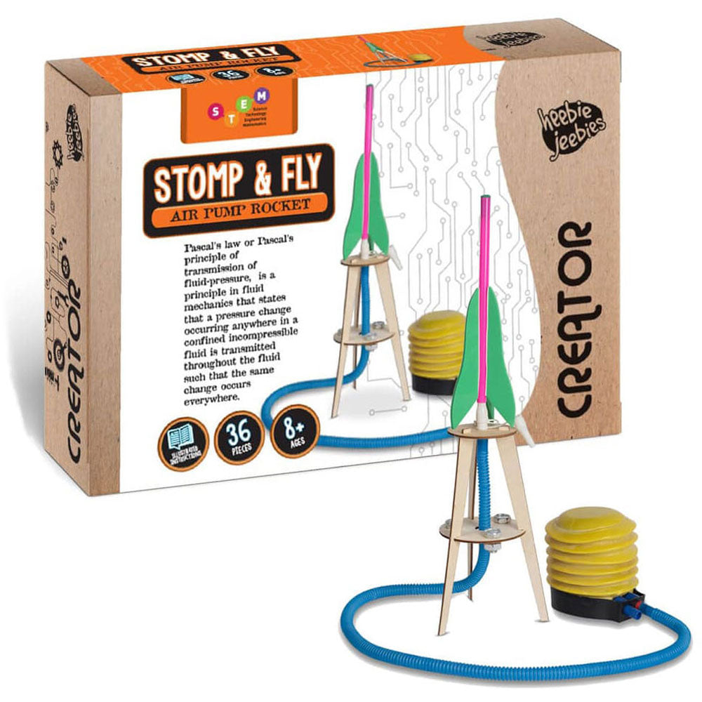 [DISCONTINUED] Heebie Jeebies Stomp and Fly Creator Air Pump Rocket