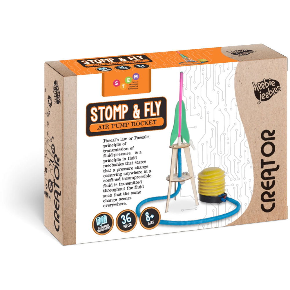 [DISCONTINUED] Heebie Jeebies Stomp and Fly Creator Air Pump Rocket