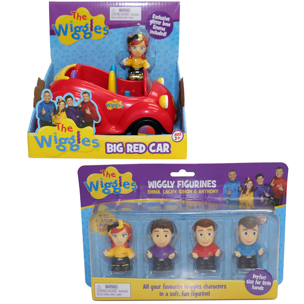 [DISCONTINUED] The Wiggles Value Pack: Big Red Car + Simon, Anthony, Emma and Lachy Figurines