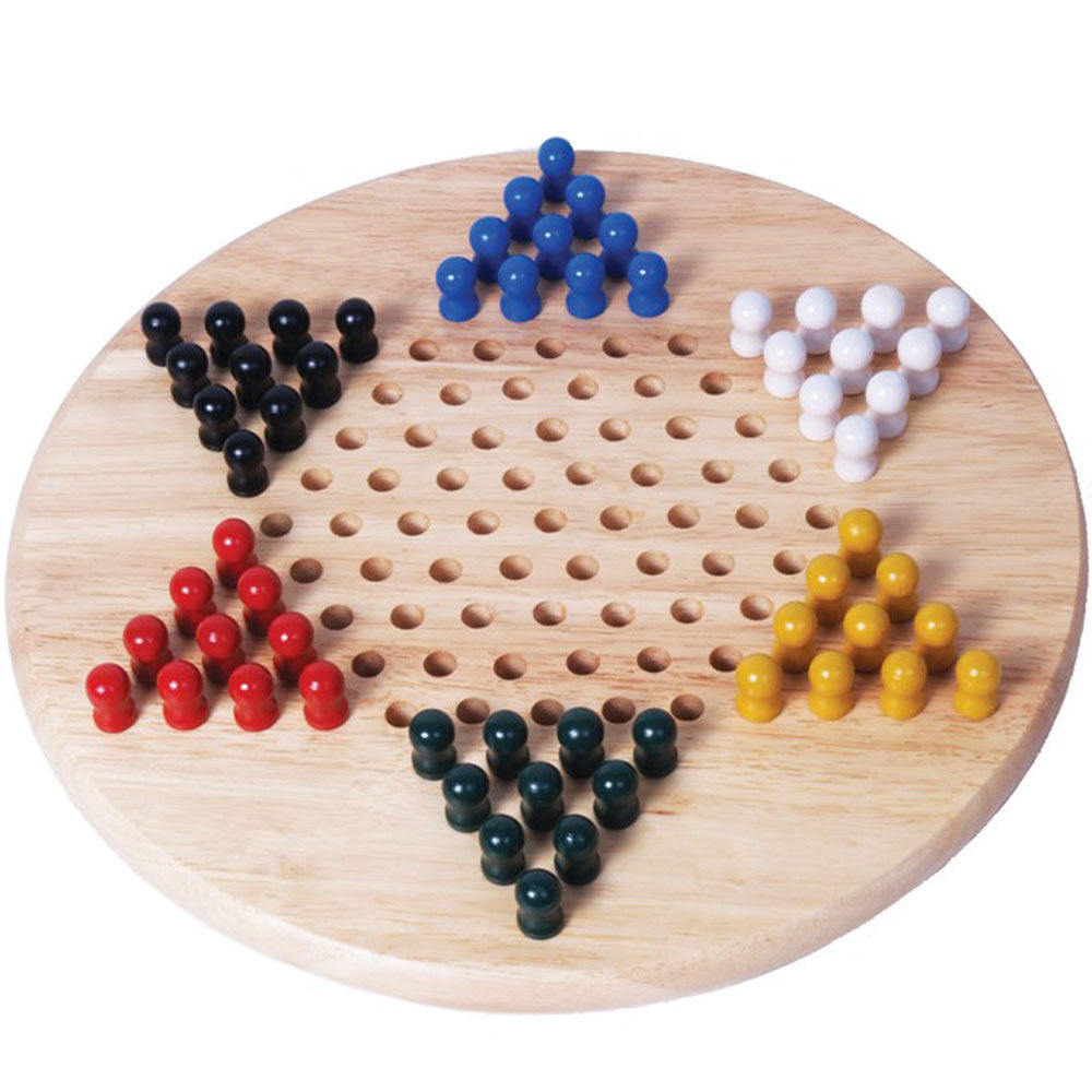 Chinese Checkers Classic Game by John N. Hansen with 11.5 inch wooden board