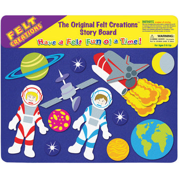 Felt Creations Outer Space Story Board for kids aged 3 years and up
