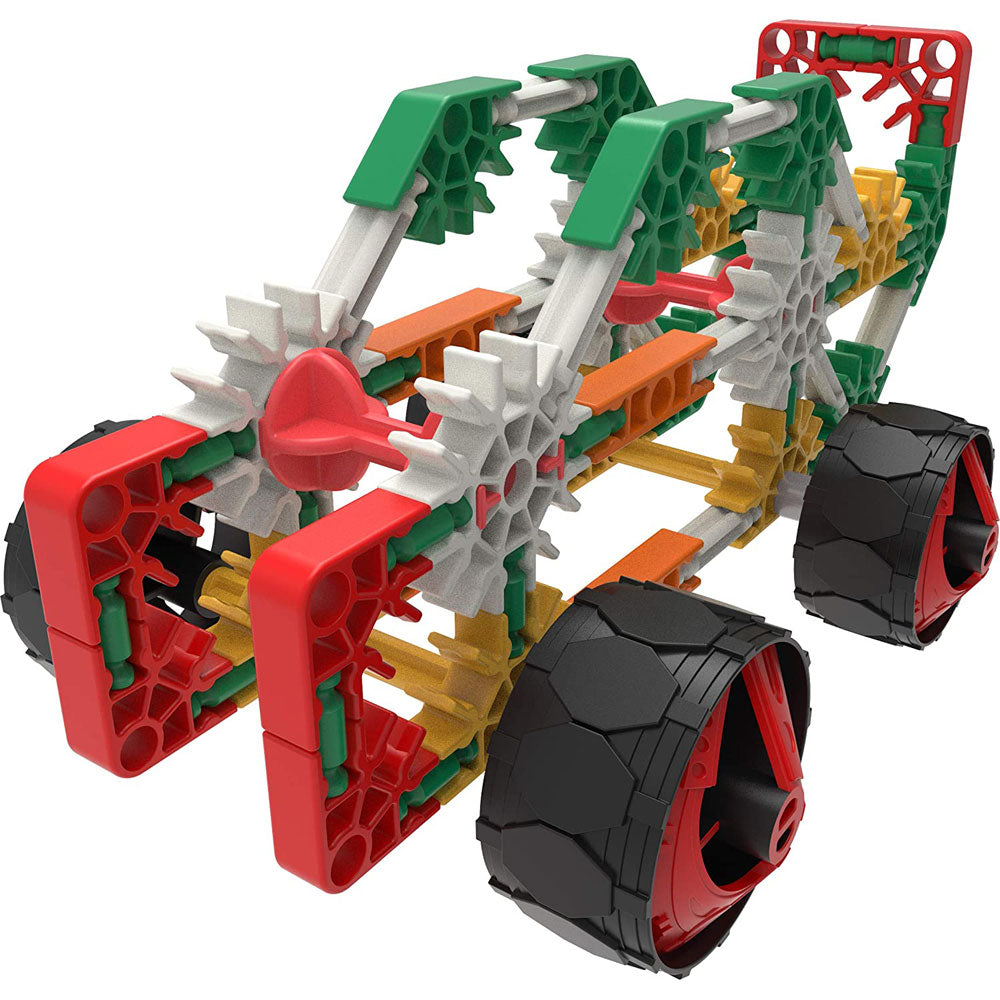 Build a car with the 40 Model Building Set by K'Nex for beginners