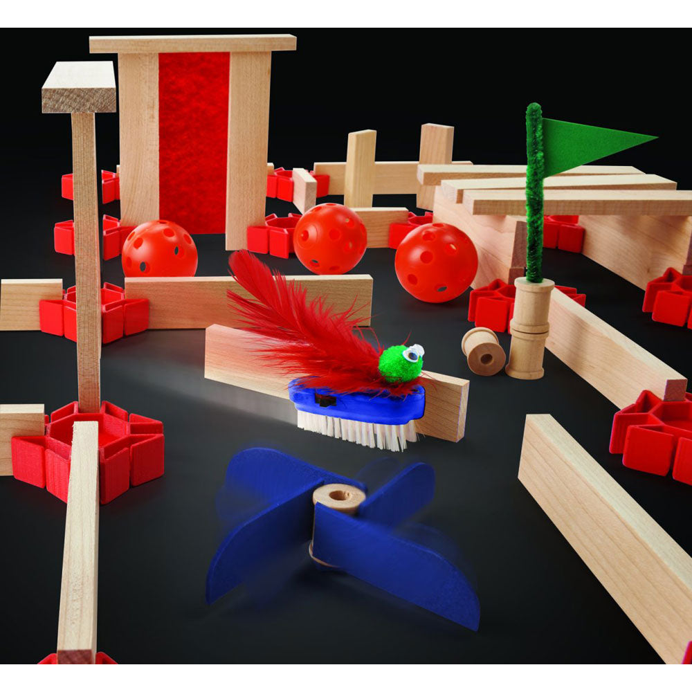 [DISCONTINUED] KEVA Planks Wooden Construction Toys - Maker Bot Maze