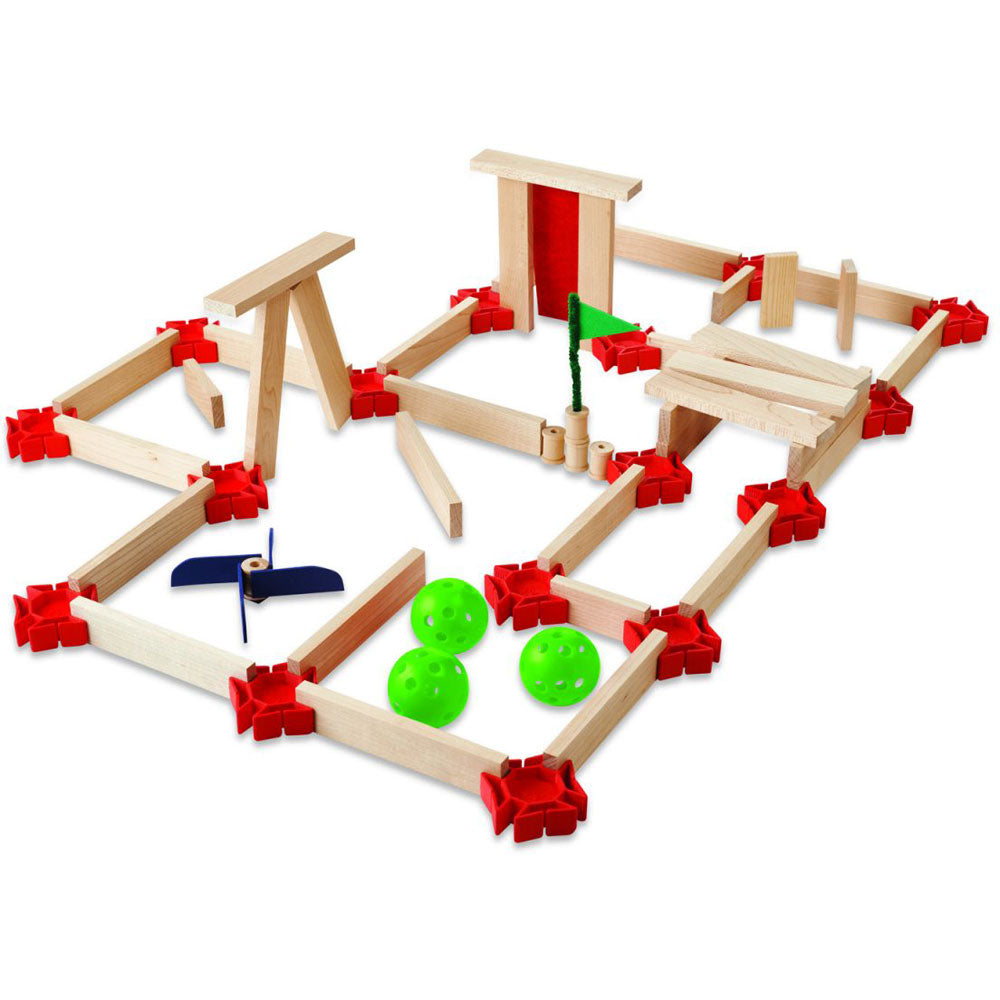 [DISCONTINUED] KEVA Planks Wooden Construction Toys - Maker Bot Maze