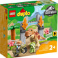 LEGO DUPLO 10939 T. rex and Triceratops Dinosaur Breakout