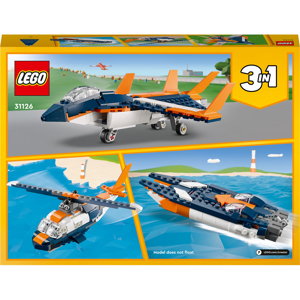 LEGO Creator 3-in-1 31126 Supersonic-jet