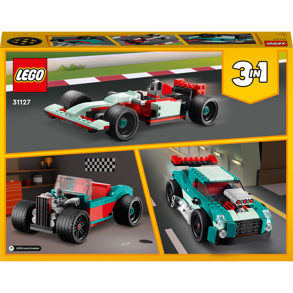 LEGO Creator 3-in-1 Value Pack: 31126 Supersonic-jet + 31127 Street Racer