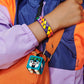 LEGO DOTS 41945 Neon Tiger Bracelet & Bag Tag