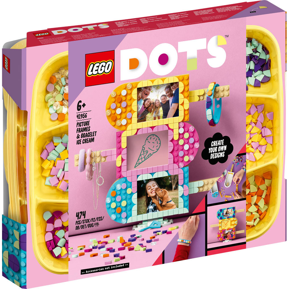 [DISCONTINUED] LEGO DOTS 41956 Ice Cream Picture Frames & Bracelet