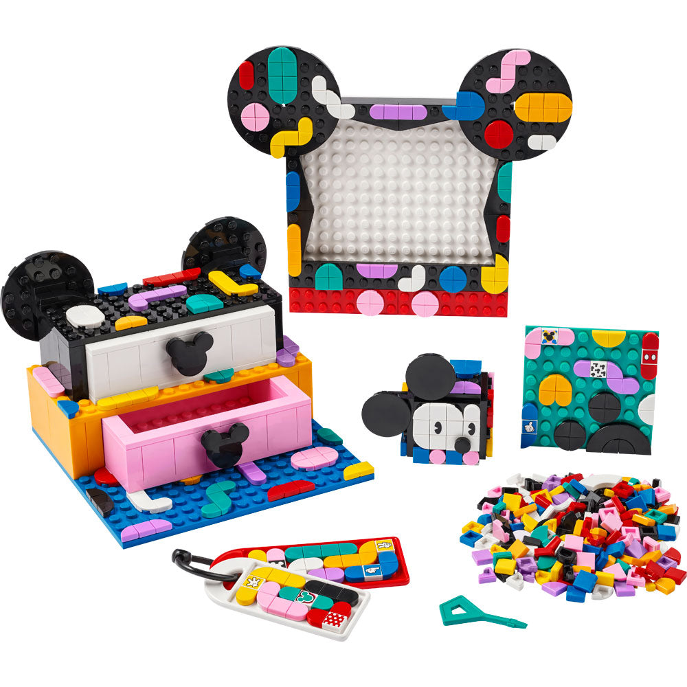 LEGO DOTS 41964 Mickey Mouse & Minnie Mouse Back-to-School Project Box