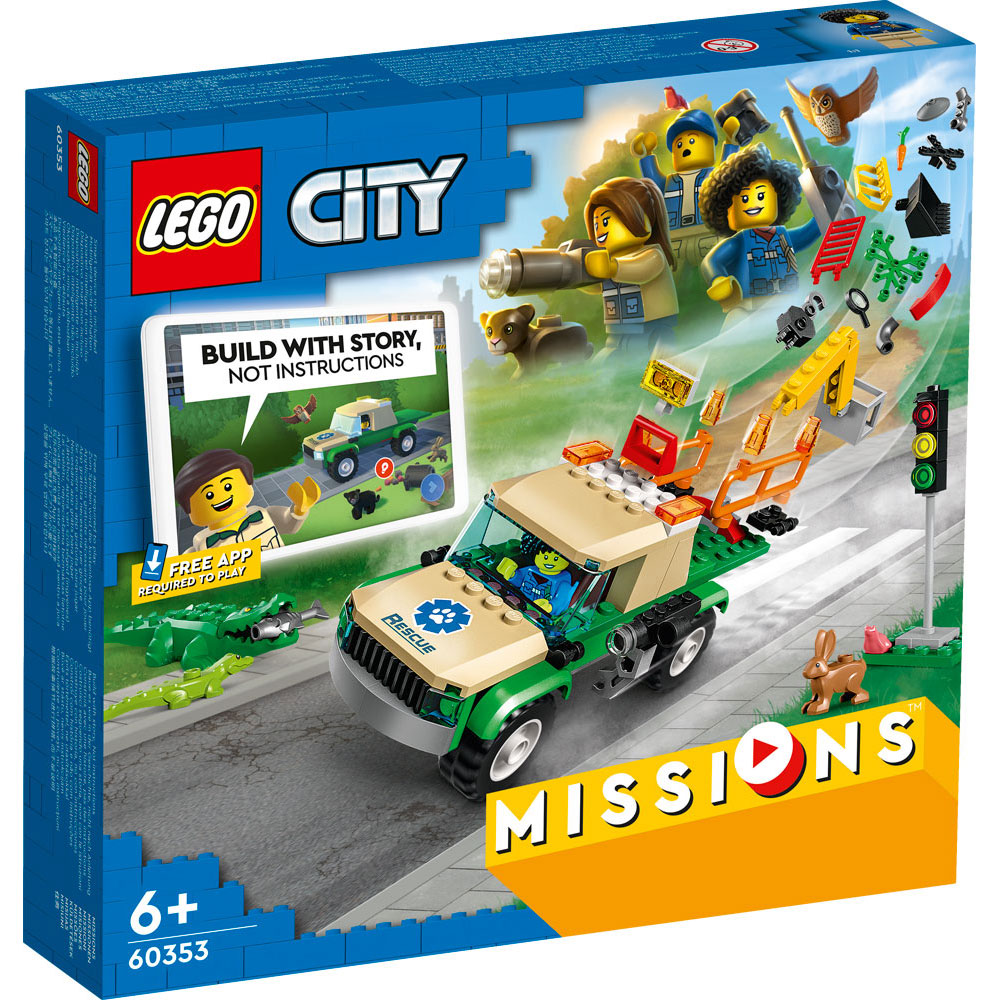 [DISCONTINUED] LEGO City Value Pack: 60353 Wild Animal Rescue Missions + 60355 Water Police Detective Missions + Gift Wrapping