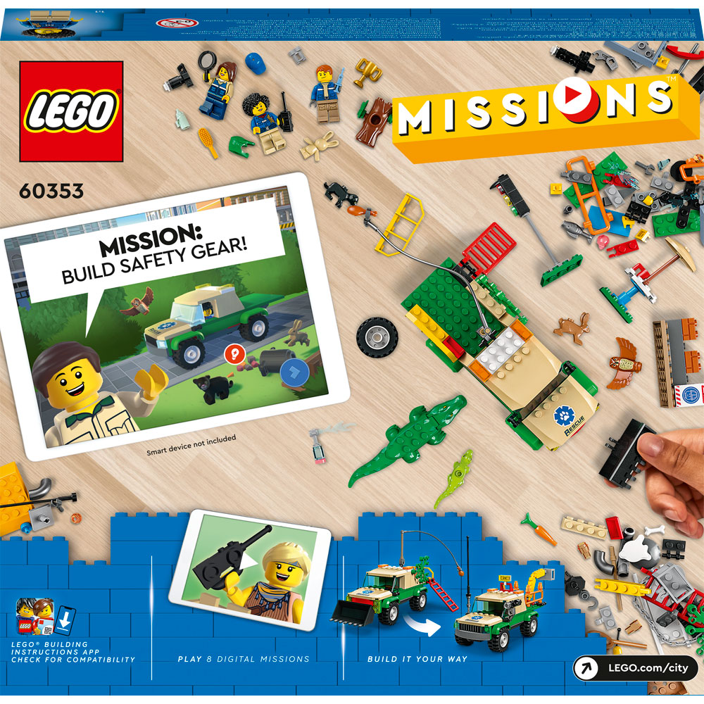 [DISCONTINUED] LEGO City Value Pack: 60353 Wild Animal Rescue Missions + 60355 Water Police Detective Missions + Gift Wrapping