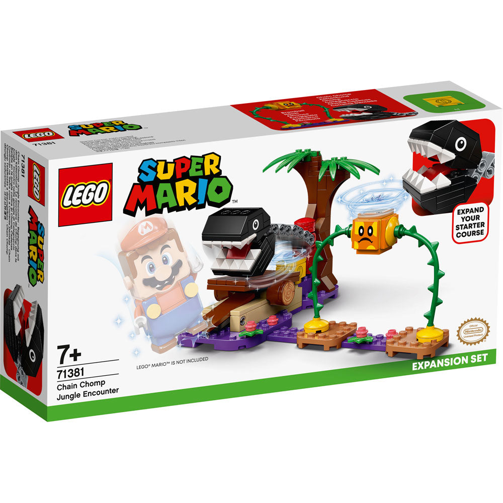 [DISCONTINUED] LEGO Super Mario 71381 Chain Chomp Jungle Encounter Expansion Set + FREE Keychain