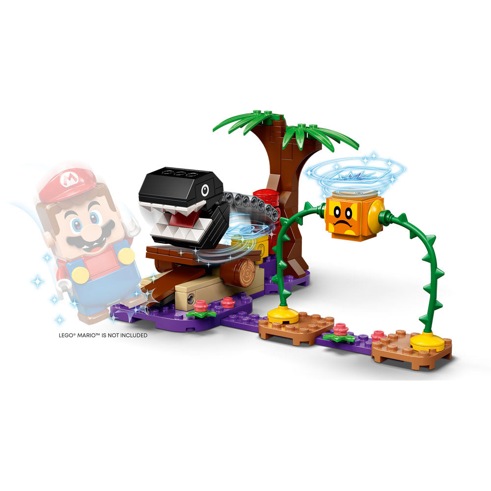 [DISCONTINUED] LEGO Super Mario 71381 Chain Chomp Jungle Encounter Expansion Set + FREE Keychain