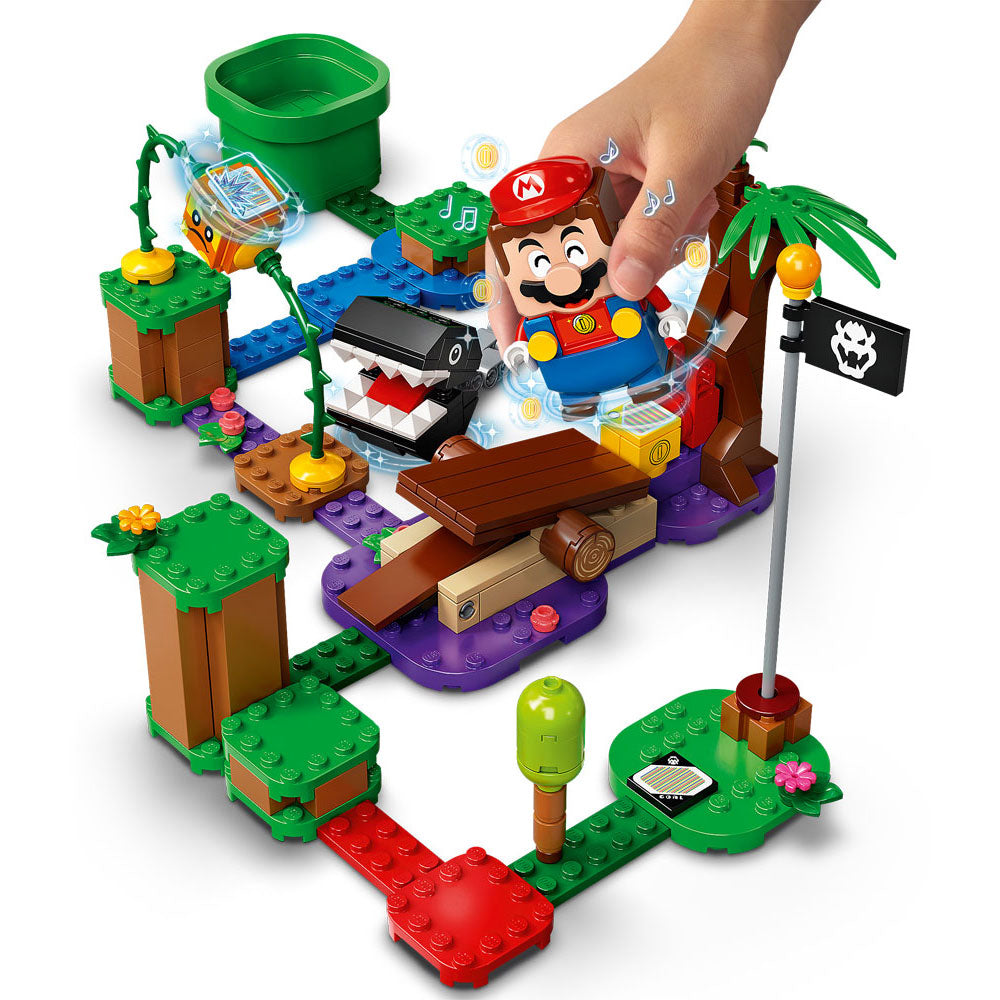 [DISCONTINUED] LEGO Super Mario 71381 Chain Chomp Jungle Encounter Expansion Set + FREE Keychain