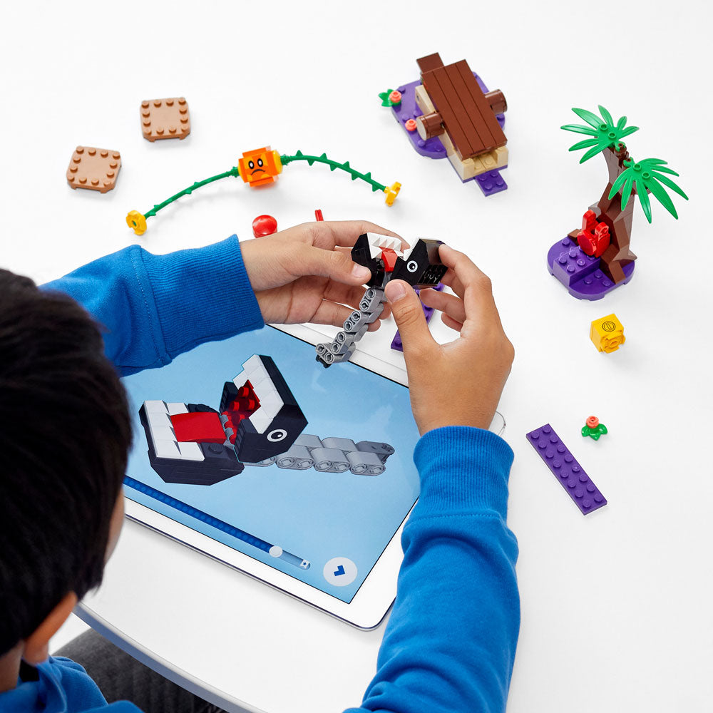 [DISCONTINUED] LEGO Super Mario 71381 Chain Chomp Jungle Encounter Expansion Set + FREE Keychain