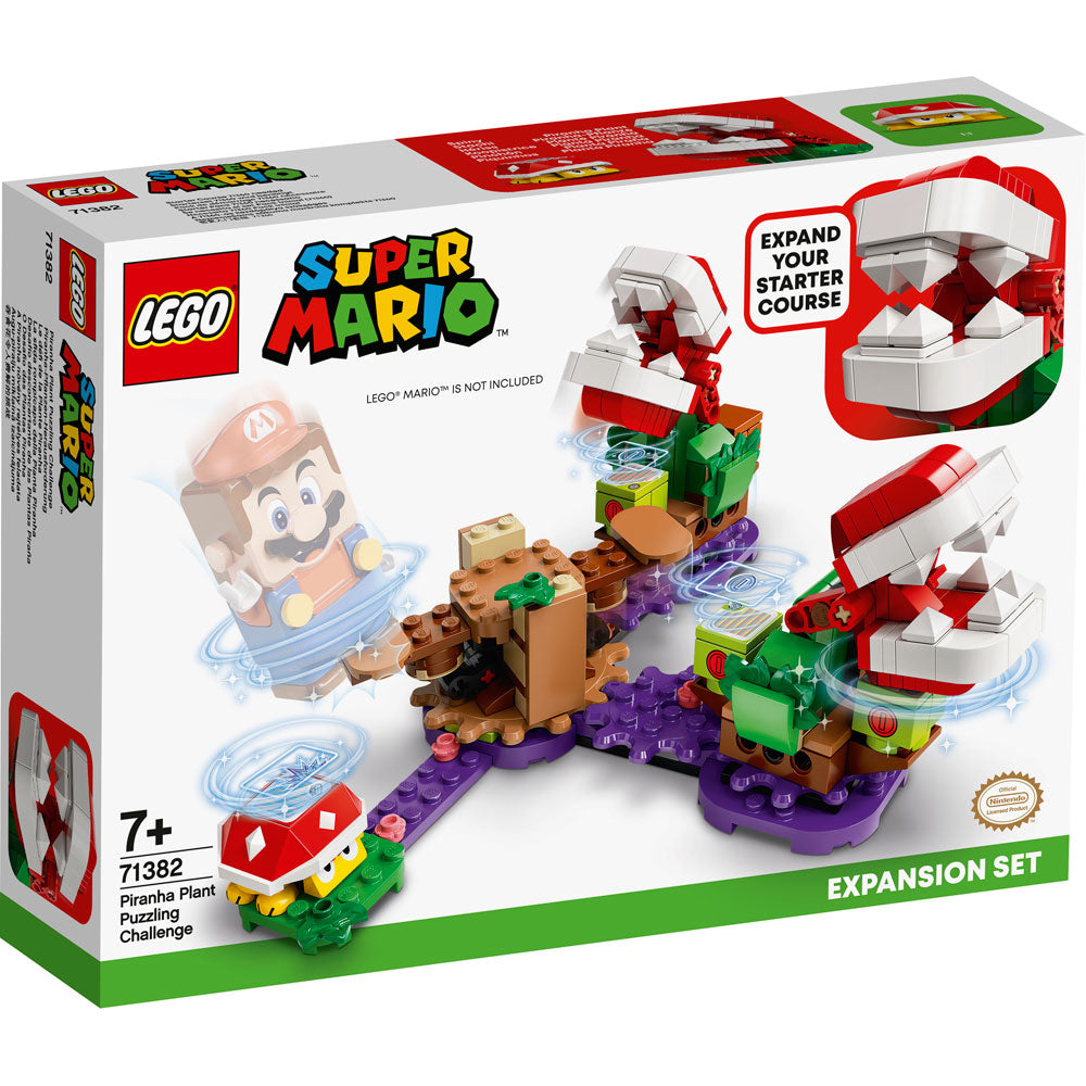 [DISCONTINUED] LEGO Super Mario Value Pack: 71382 Piranha Plant Puzzling Challenge + 71383 Wiggler's Poison Swamp + Gift Wrapping