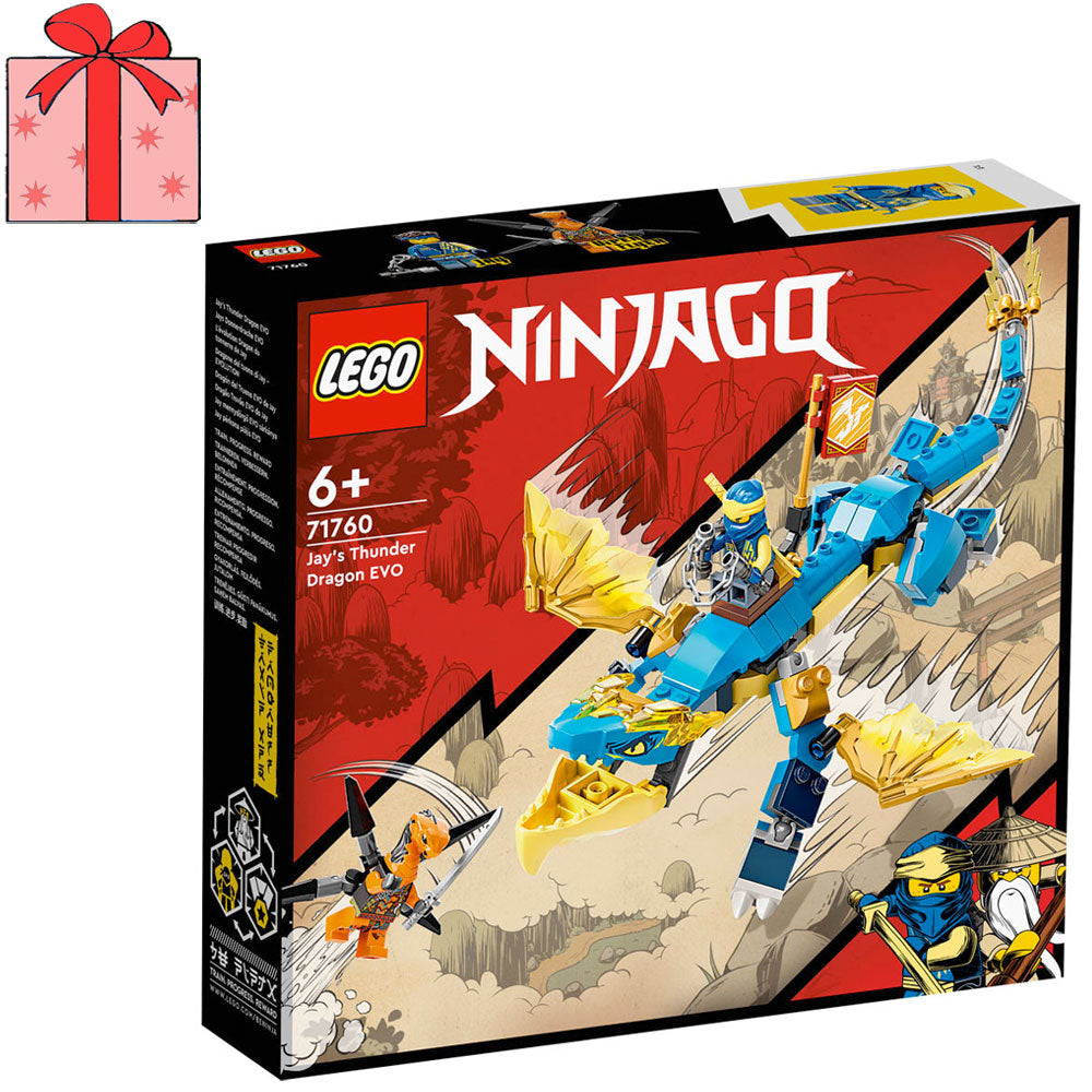 [DISCONTINUED] LEGO NINJAGO 71760 Jay’s Thunder Dragon EVO + Gift Wrapping