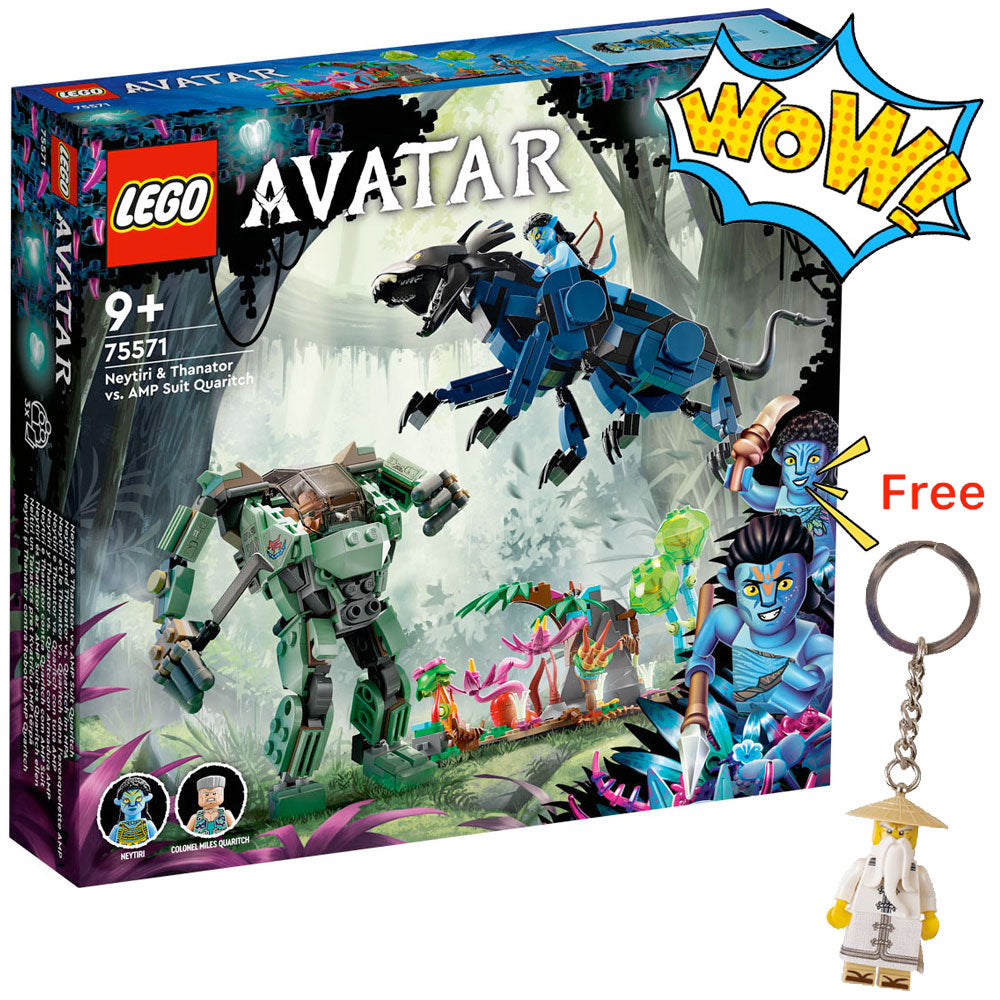 [DISCONTINUED] LEGO Avatar 75571 Neytiri & Thanator vs. AMP Suit Quaritch + FREE Keychain