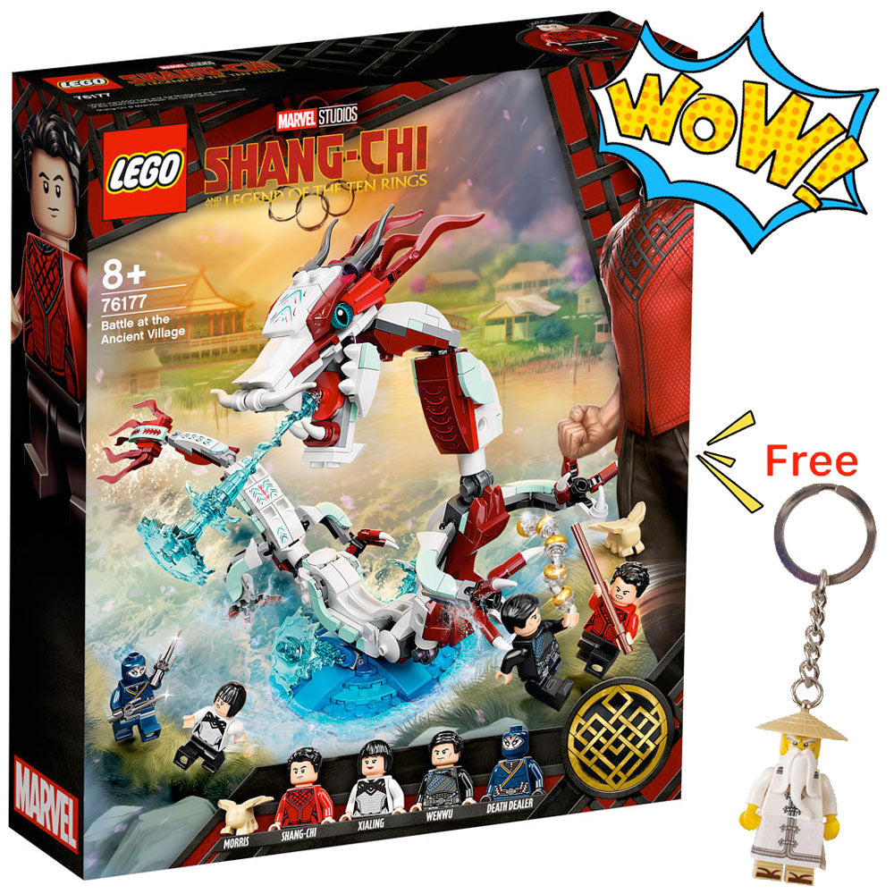 [DISCONTINUED] LEGO Marvel Super Heroes 76177 Battle at the Ancient Village + FREE Keychain