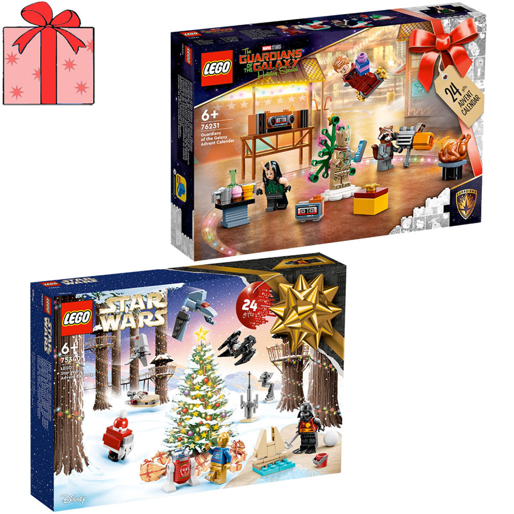 [DISCONTINUED] LEGO Advent Calendar Value Pack: Marvel 76231 + Star Wars 75340 + Gift Wrapping