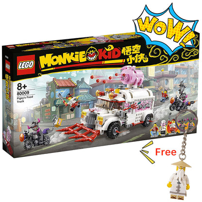 [DISCONTINUED] LEGO Monkie Kid 80009 Pigsy's Food Truck + FREE Keychain