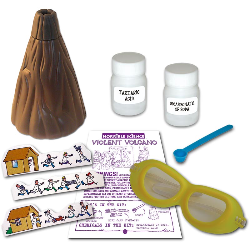 Horrible Science Violent Volcano Kit children educational toy from Galt 