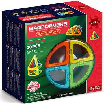 Magformers Curve 20 Magnetic Construction Set