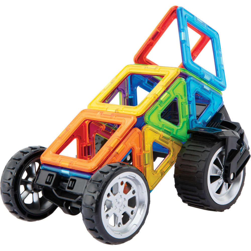 Magformers Amazing Magnetic Construction Set Value Pack: Transform Wheel + Police & Rescue