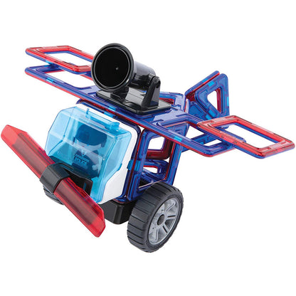 Magformers Amazing Magnetic Construction Set Value Pack: Transform Wheel + Police & Rescue