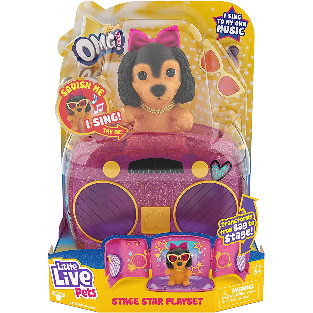 [DISCONTINUED] Moose Little Live Pets OMG Pets Have Talent Playset
