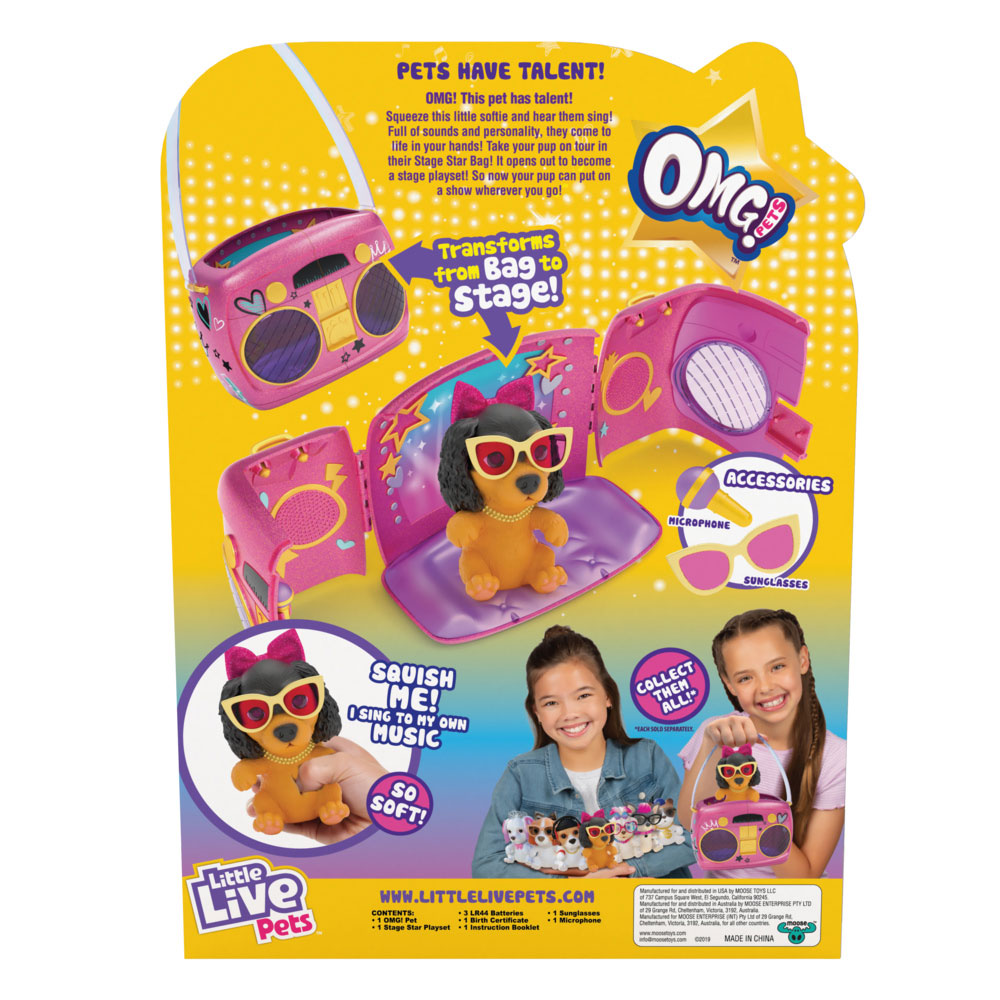 [DISCONTINUED] Moose Little Live Pets OMG Pets Have Talent Playset
