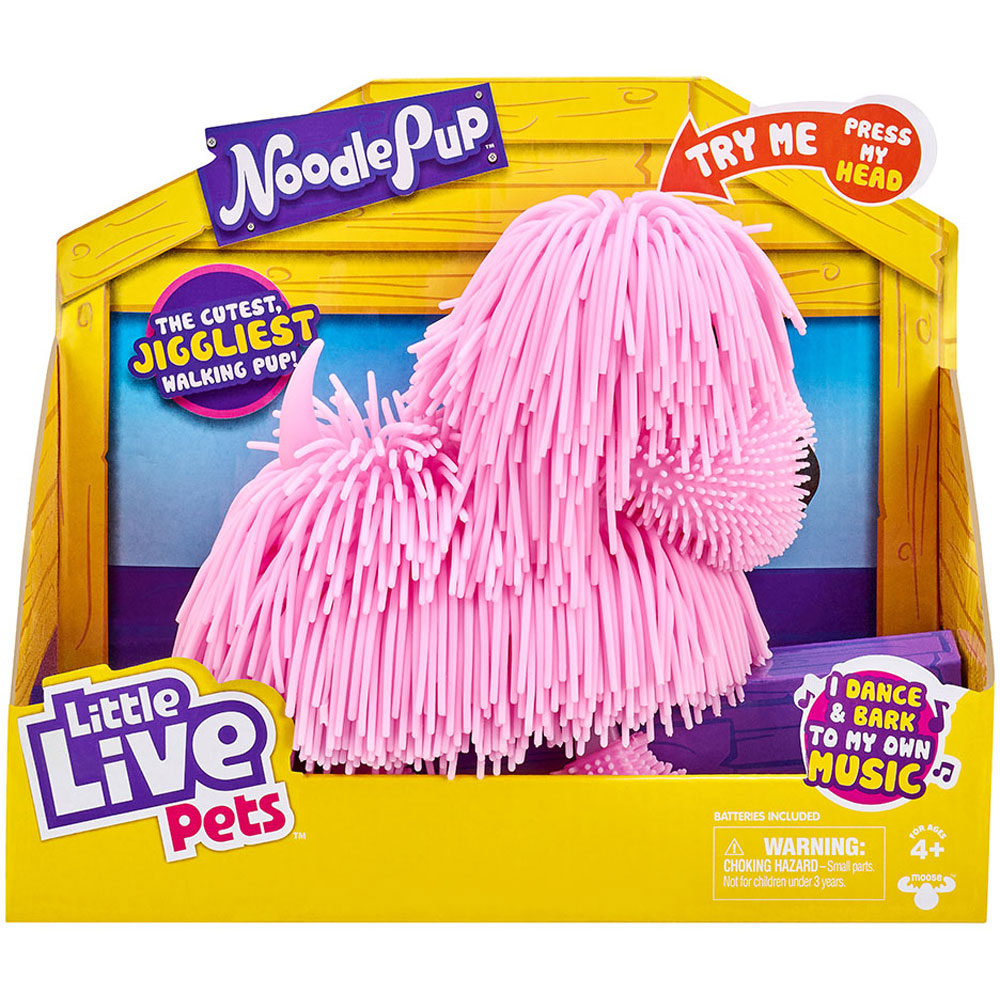 [DISCONTINUED] Moose Little Live Pets Noodle Pup Single Pack - Pink