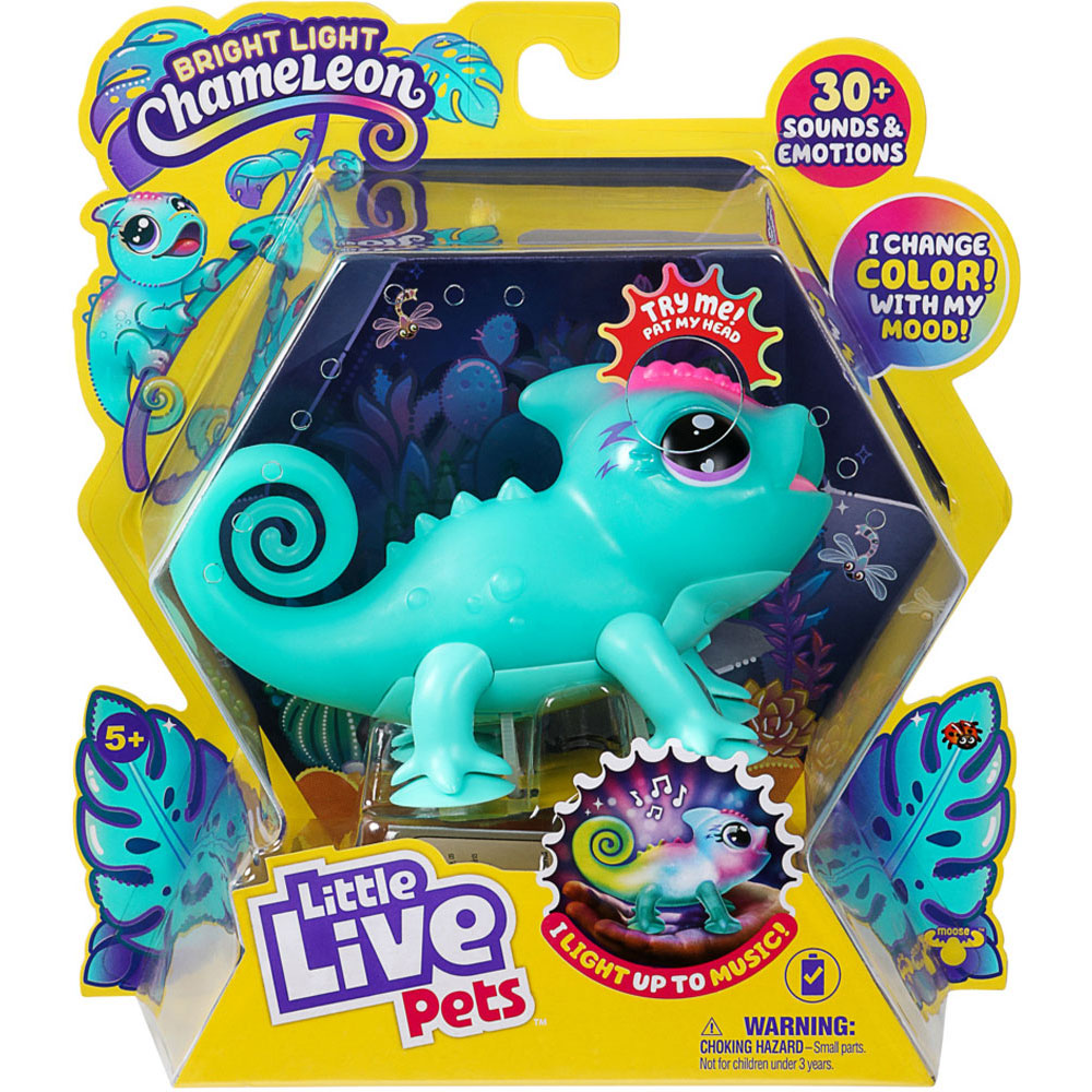 [DISCONTINUED] Moose Little Live Pets Bright Light Chameleon - Sunny